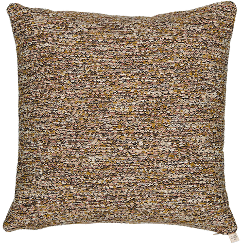 Carino Brown & Green Tweed Effect Cushion (45 x 45 cm)