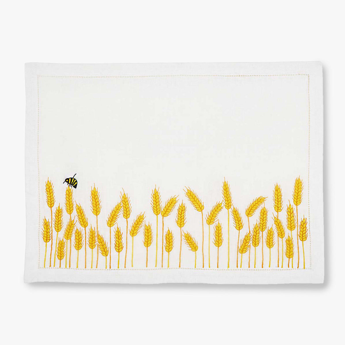 Wheat Placemats, Set of 4, White