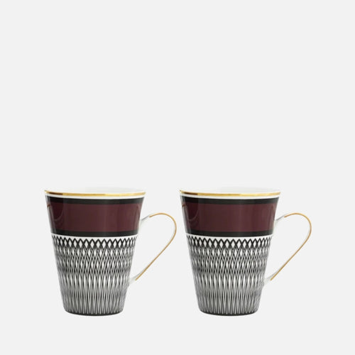 Burgundy Mug Set of 2 – 40cl