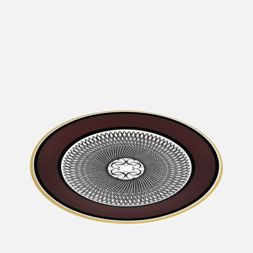 Elie Saab Burgundyburgundy B & B Plate 16Cm