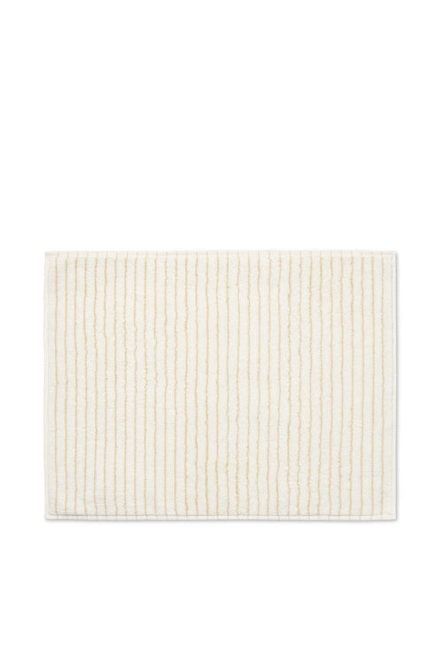 Essential Stripe Bath Mat, Wheat, 70x50cm