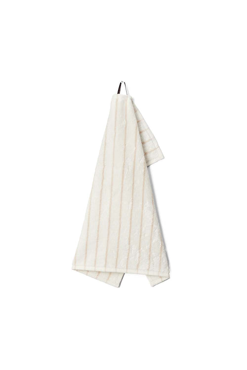 Essential Stripe Face Cloth, Rose, 32x32cm