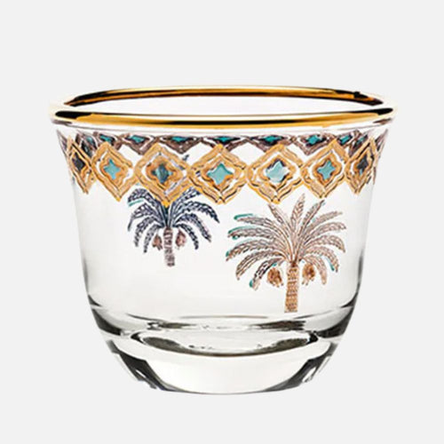 كوب غاوا S/6 أخضر النخيل 80 مل للمنزل