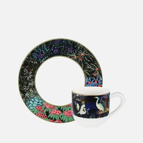 Set of 2 coffee cups & saucers - The Palace Garden