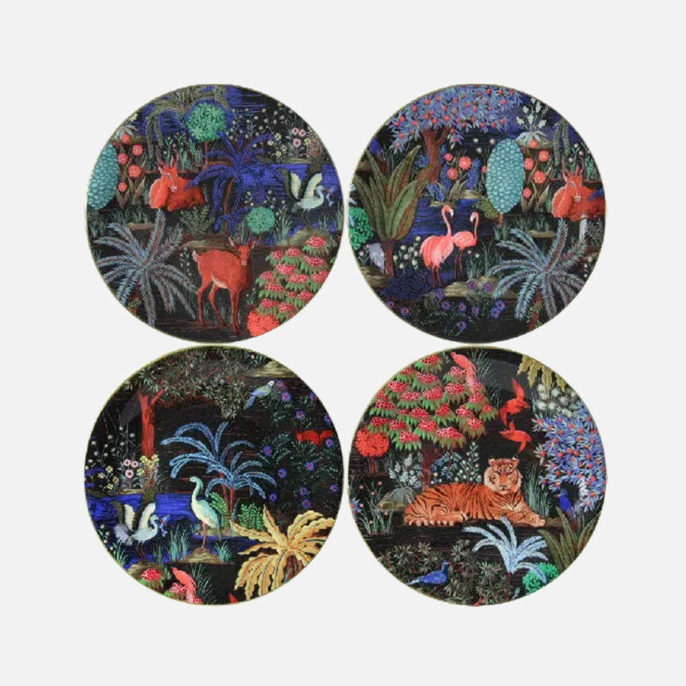 Set of 4 Assorted Dessert Plates Set of 4 (Ø 22cm)