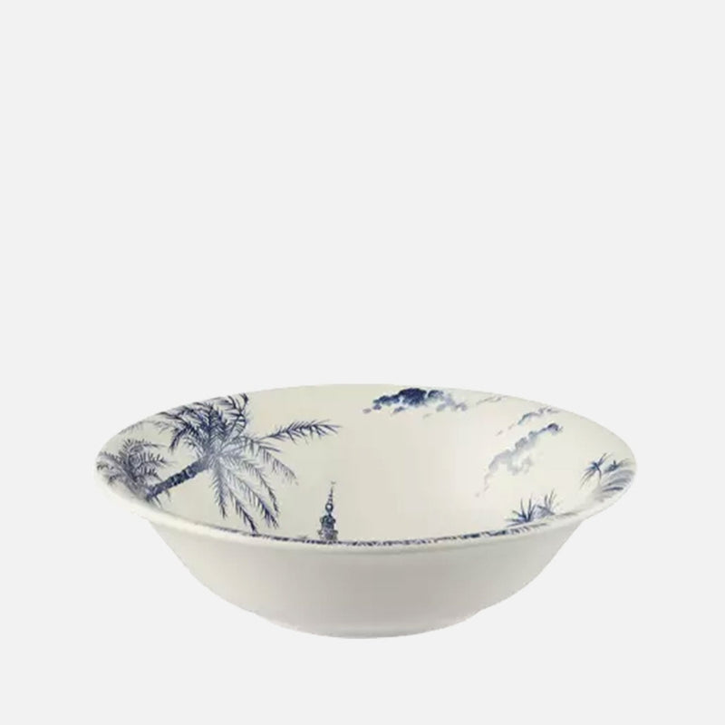 Set of 4 US bowls - Blue mismatched (Dia 16.5 cm)