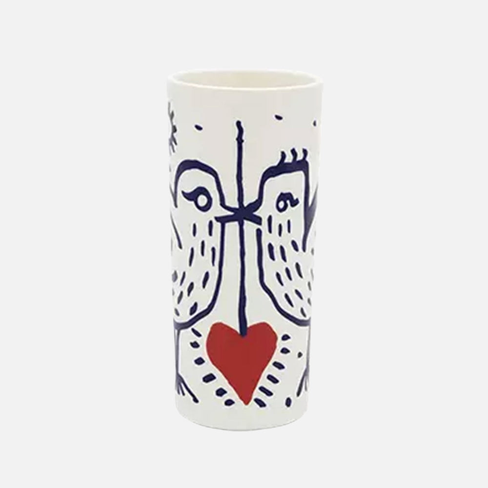 L'Archipel Sentimental Cylinder Vase, 15cm