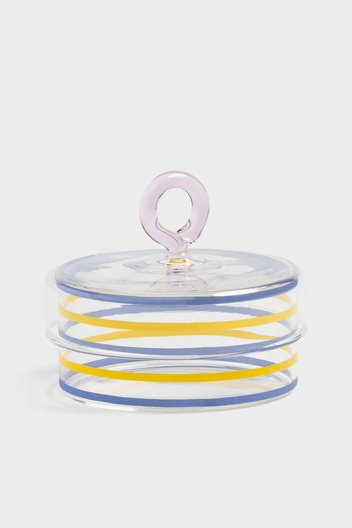 جرة مخططة، وردية