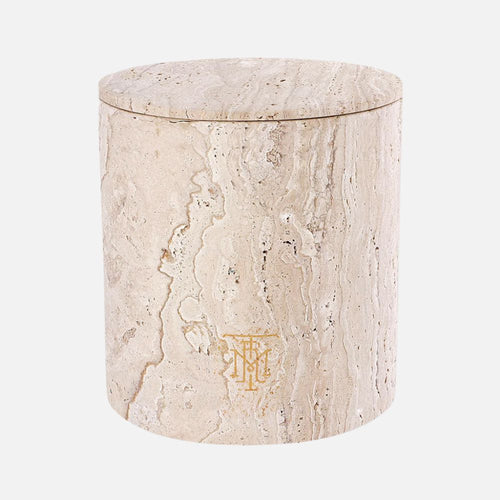 حامل شموع من الترافرتين