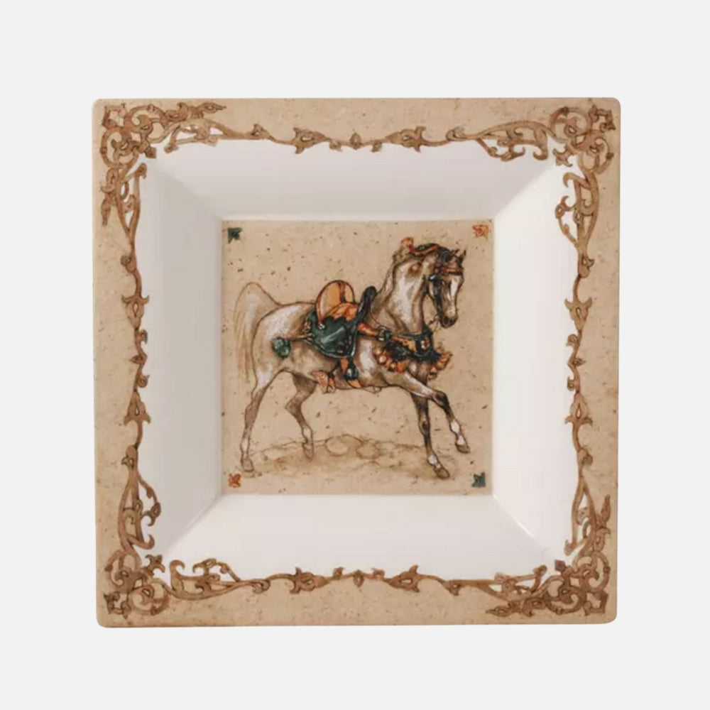 Square candy tray - Wind Horses (22 x 22cm)