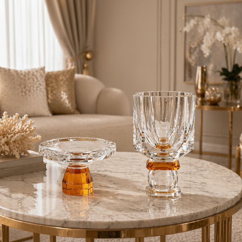 Crissy Crystal Vase, 25cm