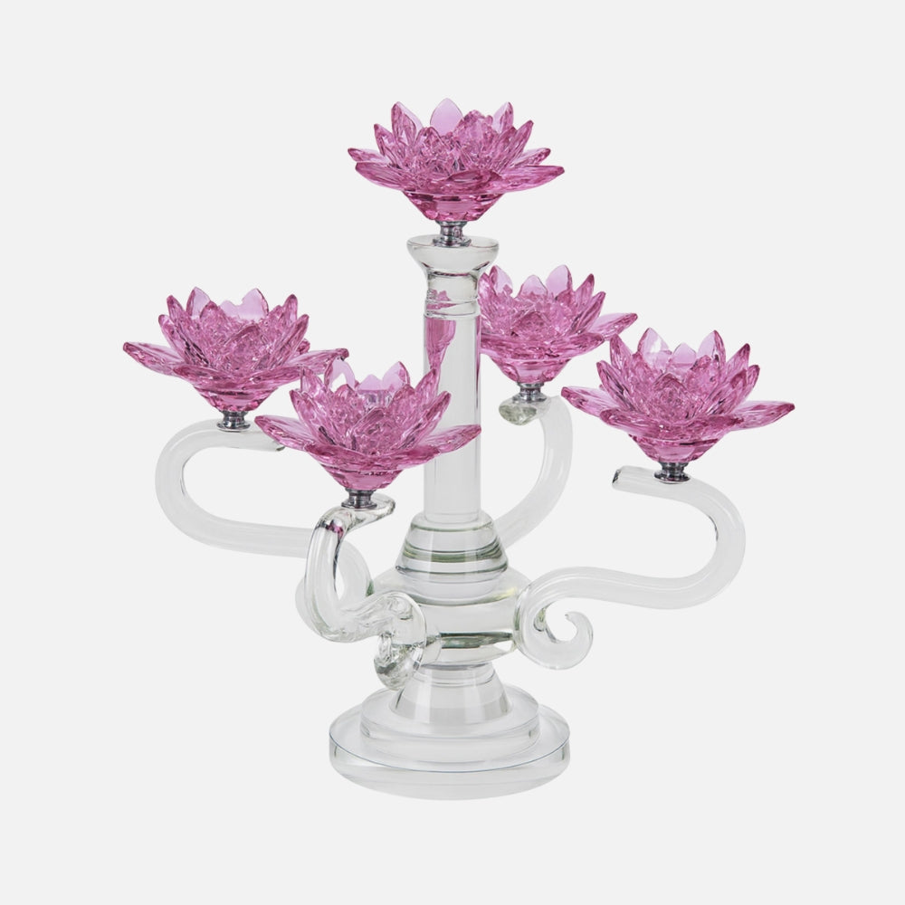 Romance 5-arm Candle Holder, 39cm