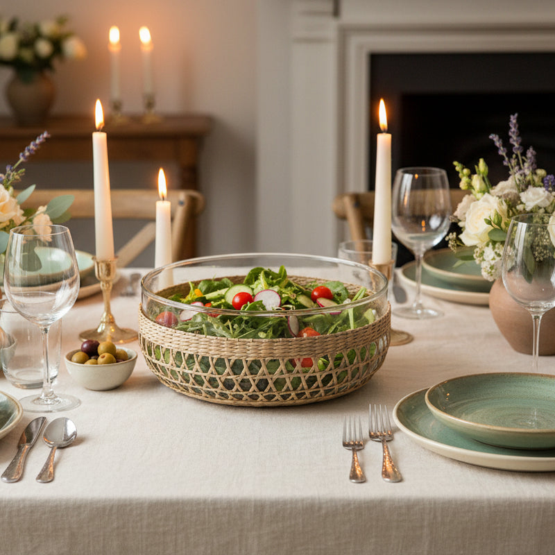Seagrass Cage Extra Large Bowl – Handwoven