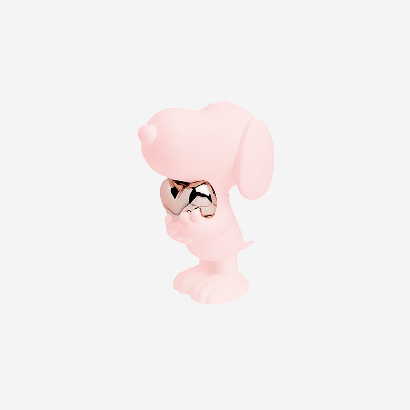 Snoopy Heart Resin Figurine, Pink, 27cm