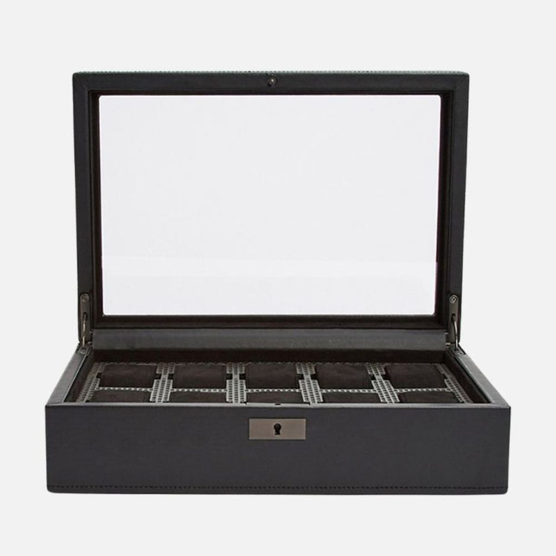 Axis 10 Piece Watch Box, Black