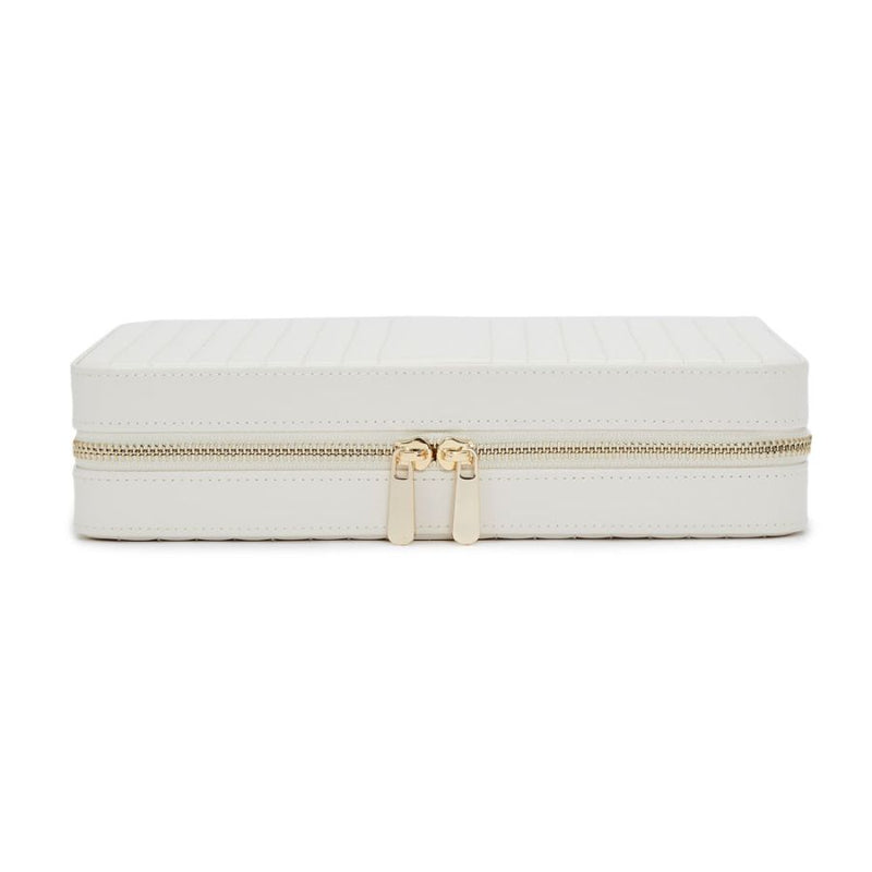 Maria Large Zip Case, White, 26x20cm