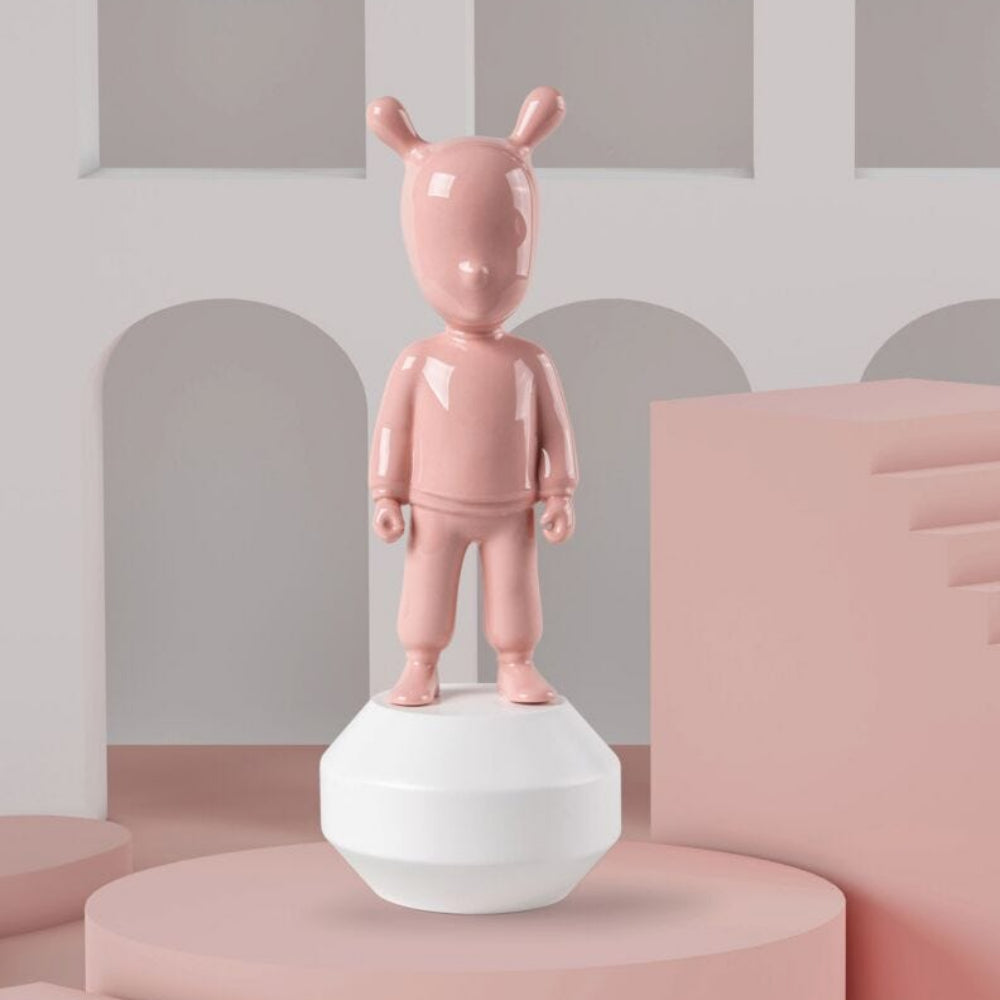 The Pink Guest Figurine. Small Model.