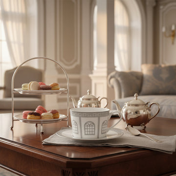 كوب شاي وصحن من نيشي برينتانيير، 230 مل