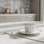 كوب وصحن إسبرسو من نيش برينتانيير، 90 مل