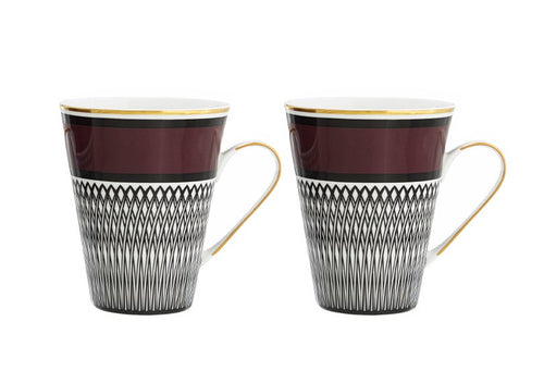 Burgundy Mug Set of 2 – 40cl