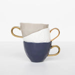 Good Morning Ceramic Coffee Cup Ø8 cm – Gray Morn