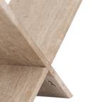 Travertine Handmade Bookbed – Natural