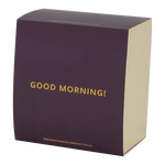 Good Morning Cappuccino & Tea Cup with Plate Set of 4 – Gray Morn