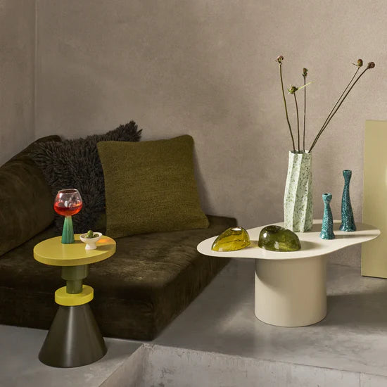 Siro Handcrafted Iron Coffee Table – Almond Milk