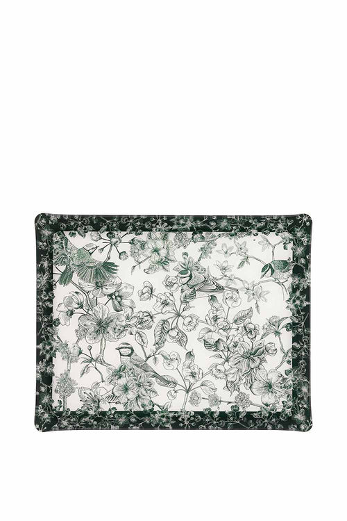 Arabela Acrylic Tray, Green, 46x36cm