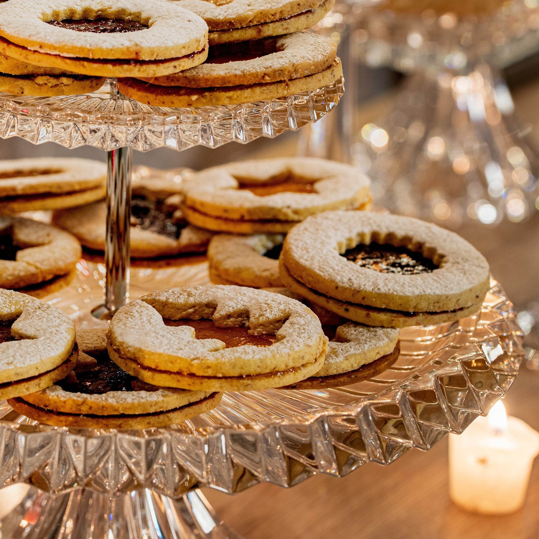 حامل كراون جول للعرض من طبقتين للمنزل