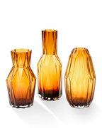 Glass Folds Vase (Large) Ochre
