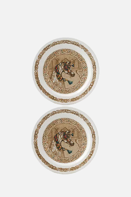 Set of 2 Mignardise plates - Wind Horses
