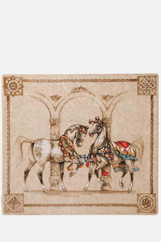 Large Square Cut - Wind Horses