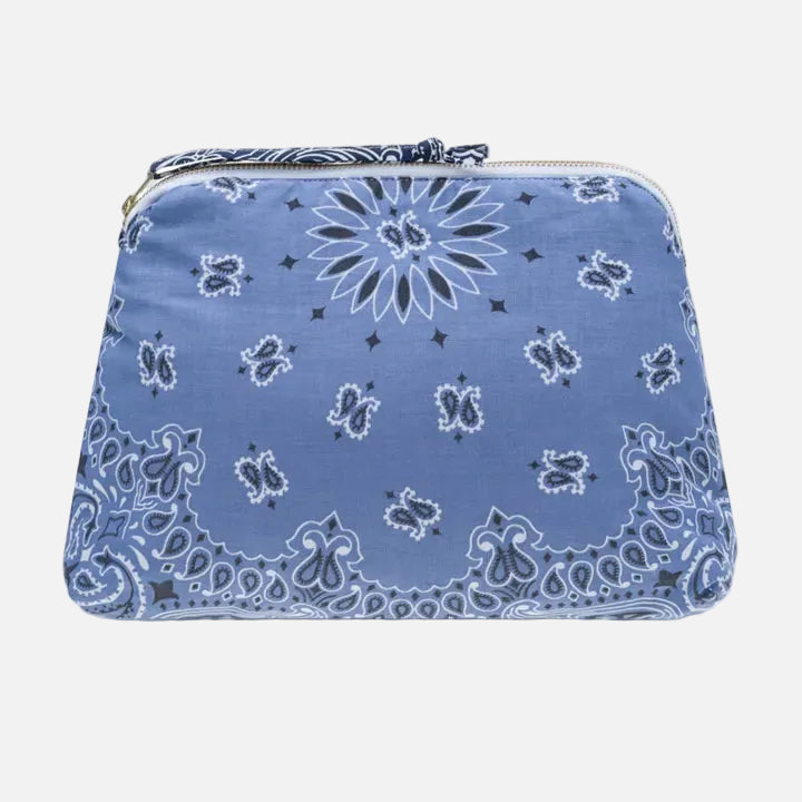 Call It Vanity Large - Coeurchambray/Navy Handcrafted Toiletry Bag