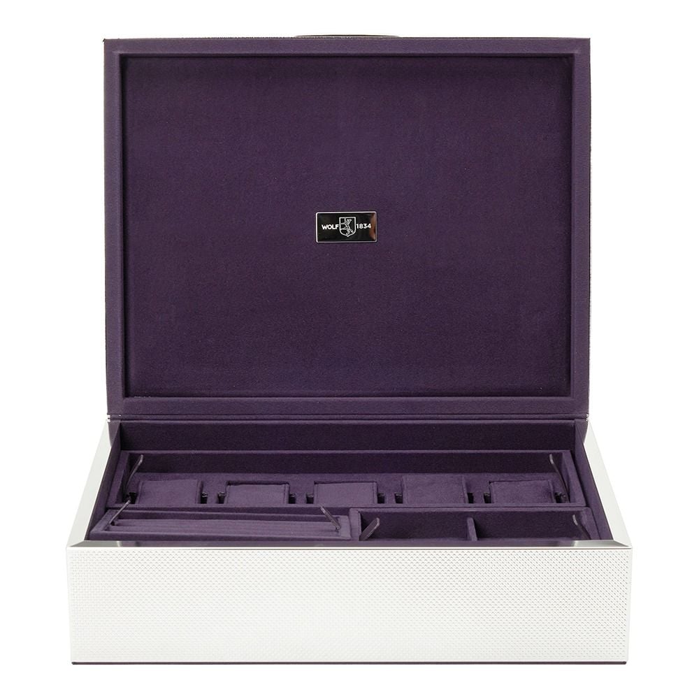 Silver Large Watch Jewellery and Legacy Box