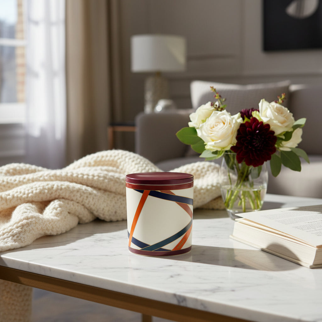Missoni Nastri Scented Candle in Porcelain – Multicoloured