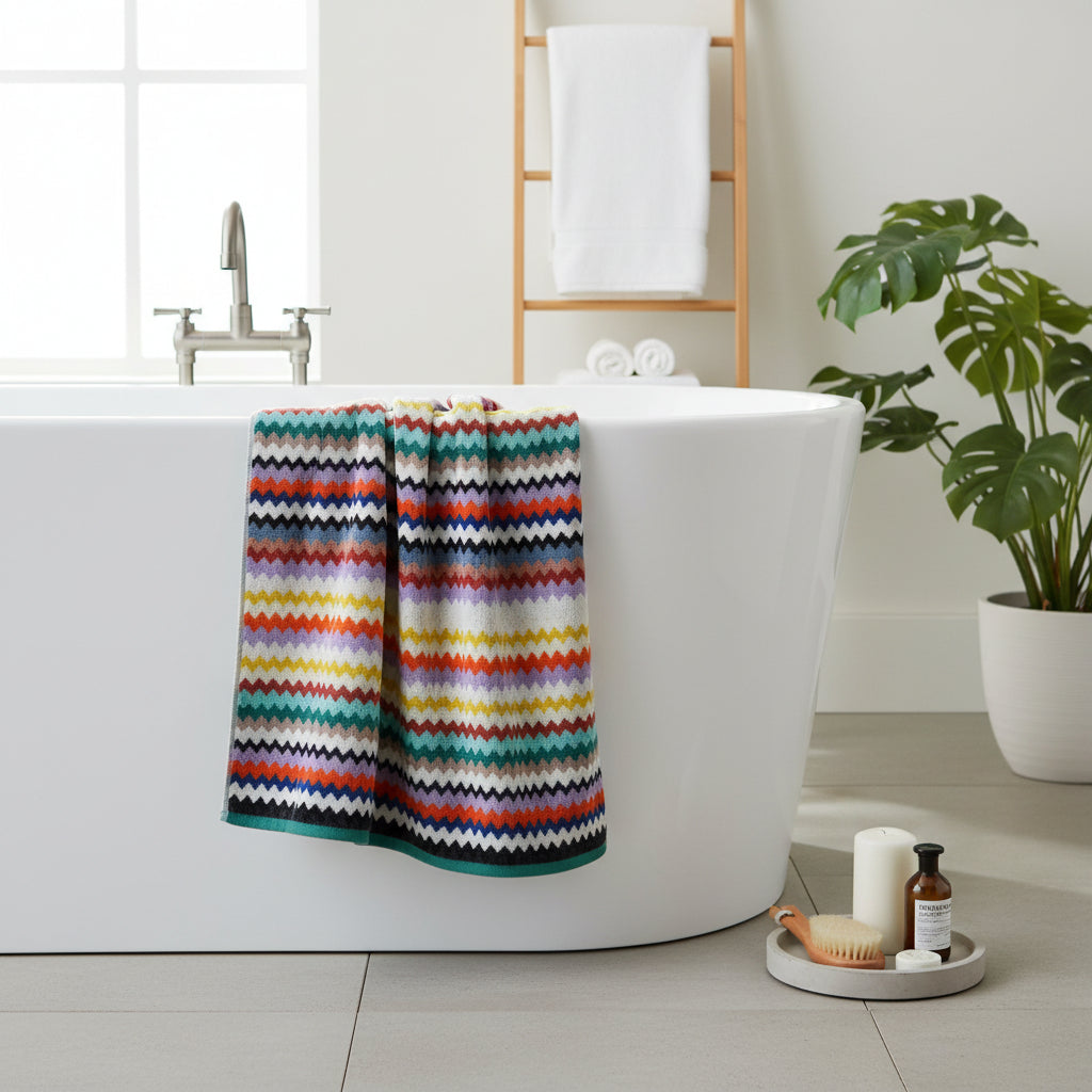Missoni 5pcs Riverbero Bath Towel – 150x100 cm