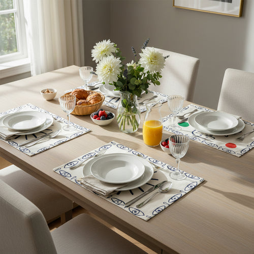 2 مفارش أطباق متطابقة: الطيور + الشمس - L'Archipel Sentimental