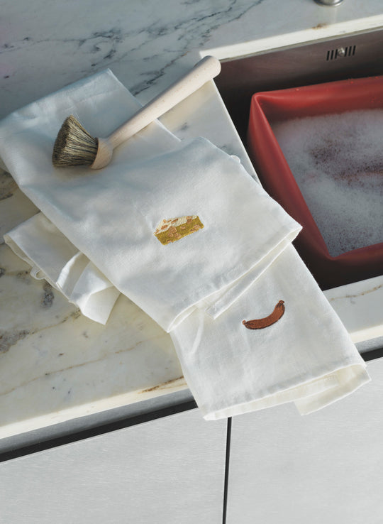 Yummy Tea Towel Cheese