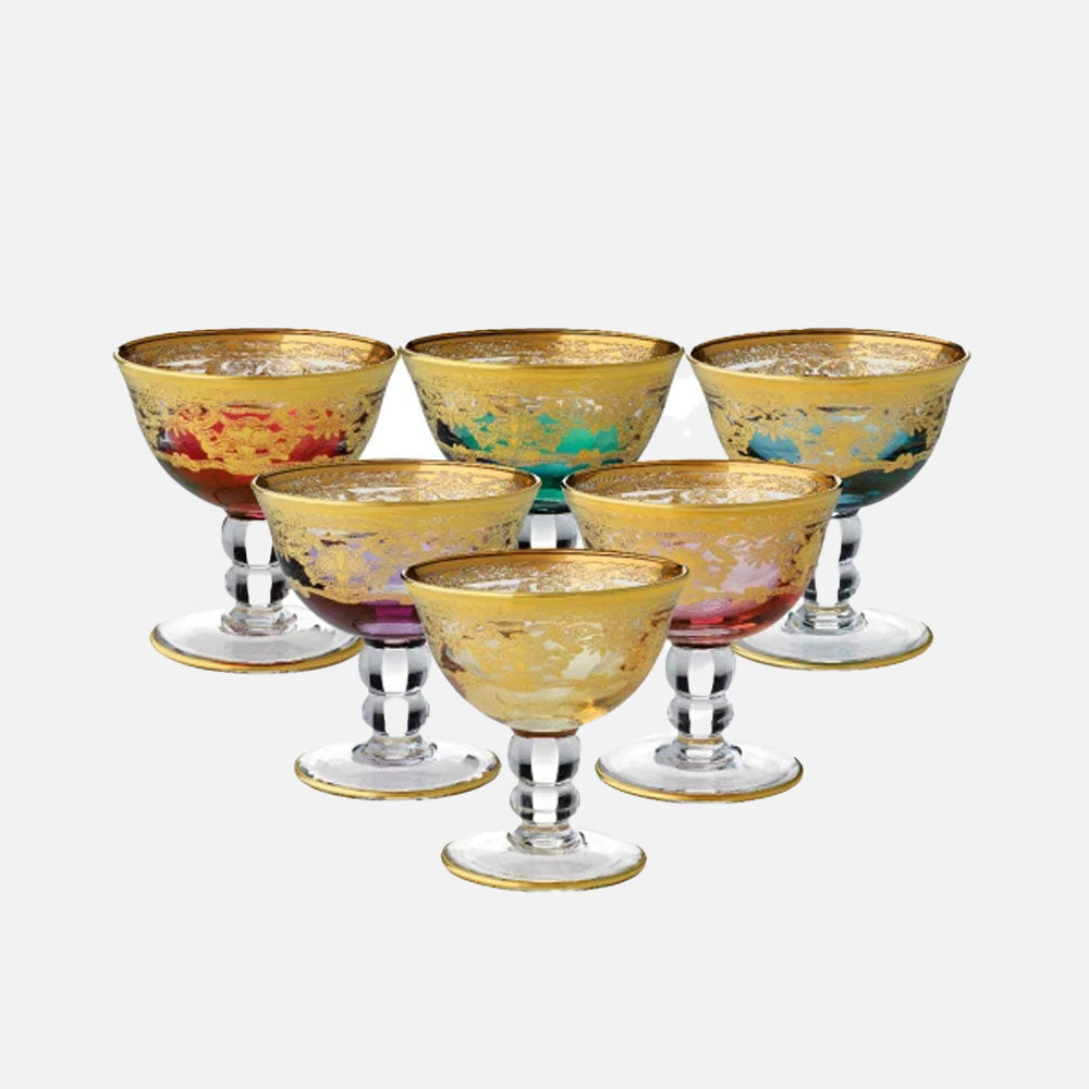 وعاء فاكهة فيوجن كولورز P.70F – مزيج زجاجي