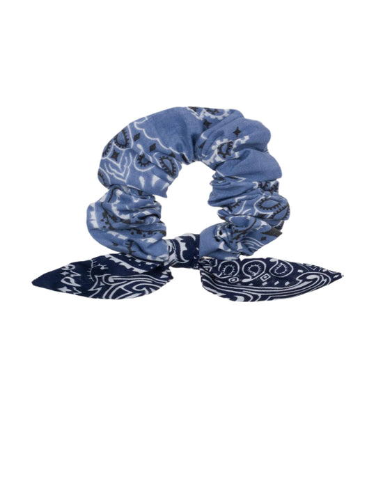 Call It  Chouchou Chambray/Navy Hair Scrunchie