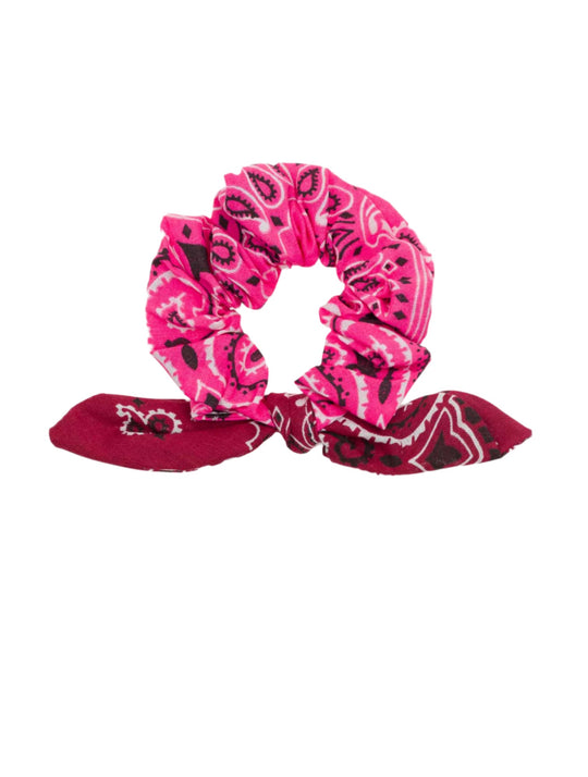 Call It Chouchou Fuchsia/ Bordeaux Hair Scrunchie