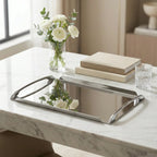 Luna  serving tray Silver 32Cm