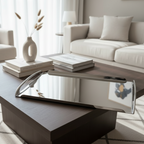 Luna  serving tray Silver 32Cm