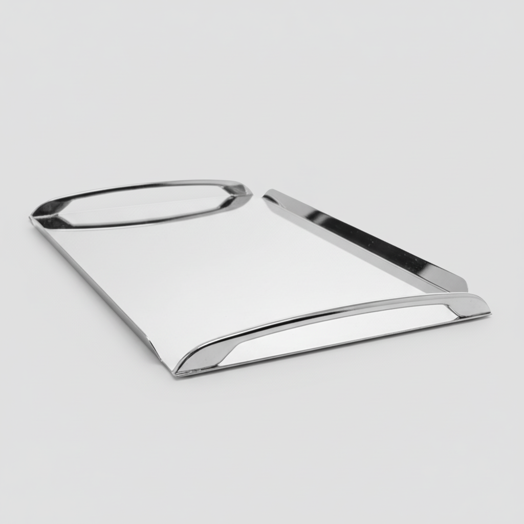 Luna  serving tray Silver 32Cm