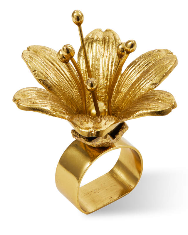 Lilly Napkin Holder Gold