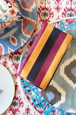 Hand-Printed Cotton Napkins – Set of 4, 40 × 40 cm