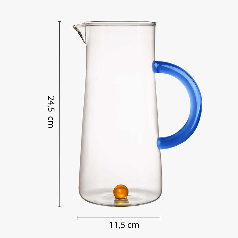 Carafe Blue and Amber L