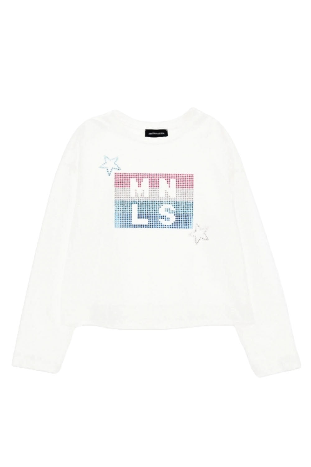 T-Shirt In Jersey Dimante Logo for Girls - Maison7