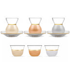Dimlaj Luminous Set of 18 Pcs Assorted Drinkware Gold - Premium Gift Set from Dimlaj - Just $250! 
